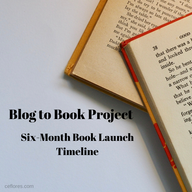 Blog to Book Project — Six-Month Book Launch Timeline – C.E. Flores